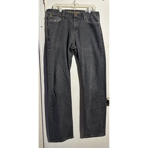 Nautica N-Straight Men's Black Jeans, Size 34x32 - Picture 1 of 7